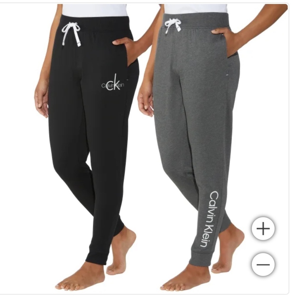 New Calvin Klein Ladies' Joggers, 2-pack butter soft XL L‎ M S